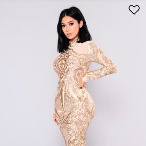 Fashion Nova Sequin Dress